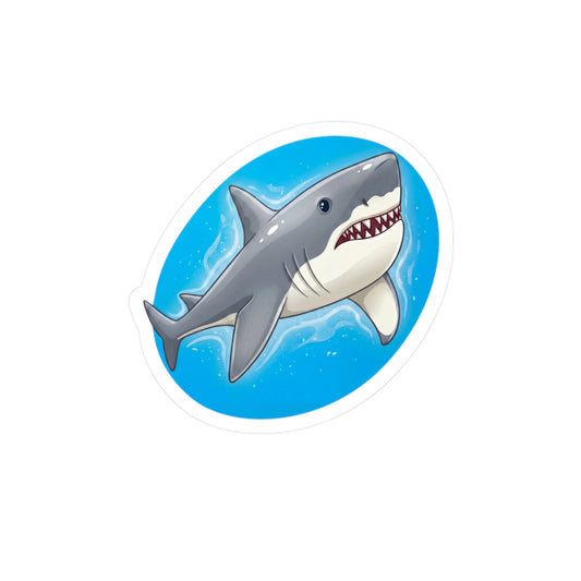 Great White Shark Vinyl Sticker Decal